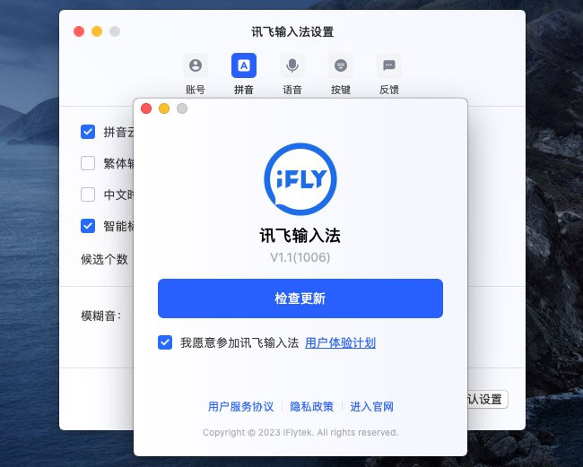 讯飞语音输入法for mac版