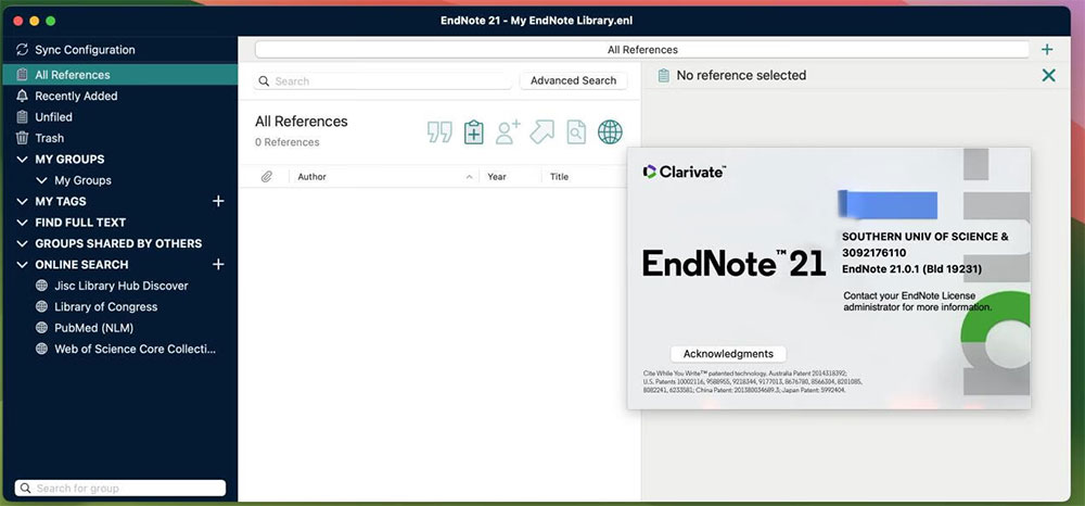 文献管理软件EndNote 21 for Mac