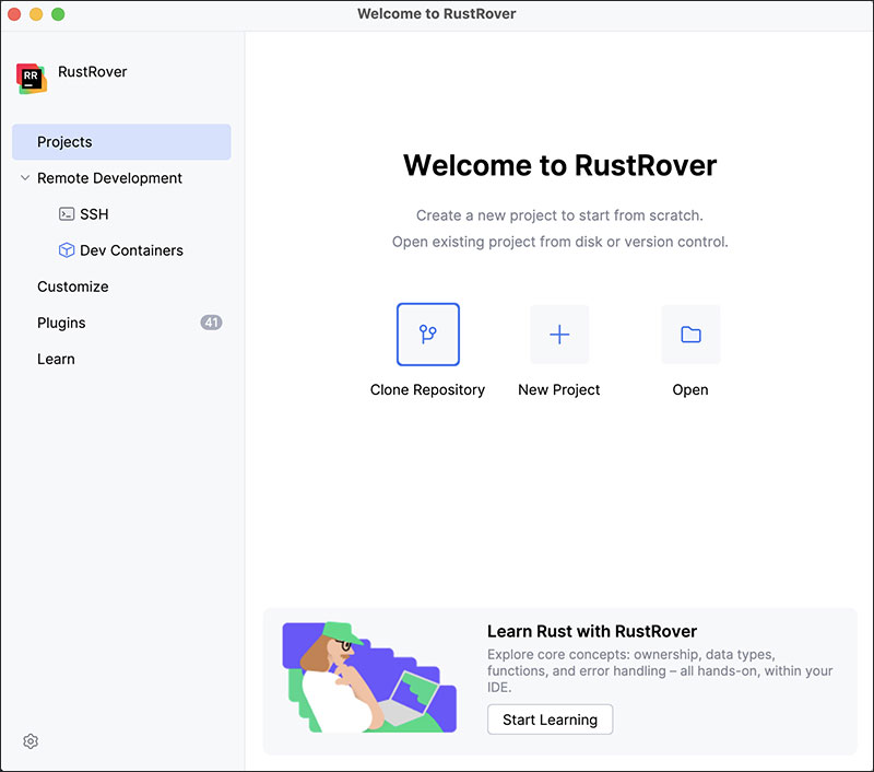 jetbrains RustRover 2026苹果电脑版
