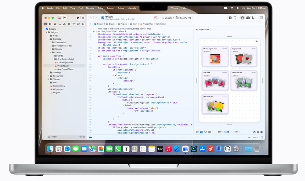 Apple平台ide Xcode 27 beta
