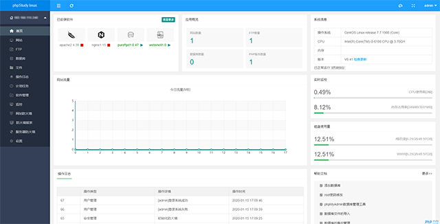 phpstudy for linux面板
