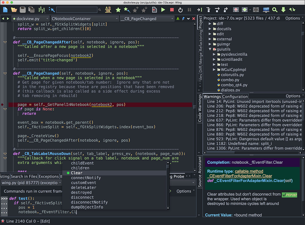 python ide开发工具Wing IDE Pro