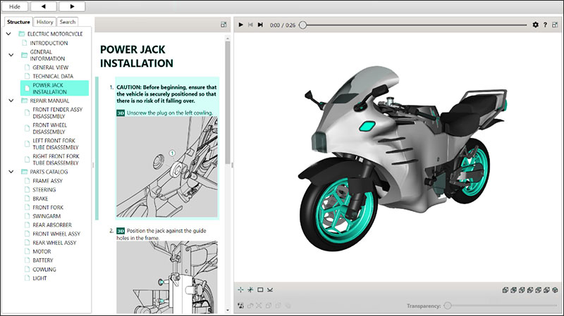 工程技术文档制作软件Parallel Graphics Cortona3D RapidAuthor 2606