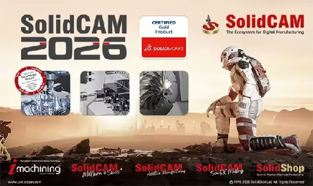 solidcam2026 for SolidWorks 2018-2026中文版