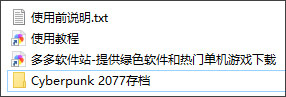 赛博朋克2077全流程存档