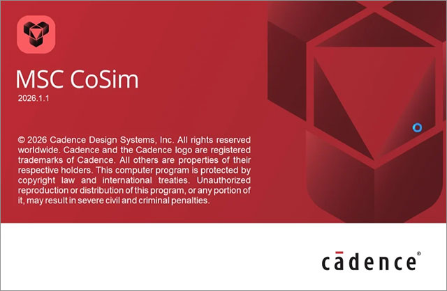 多学科协同仿真软件Cadence MSC CoSim 2026